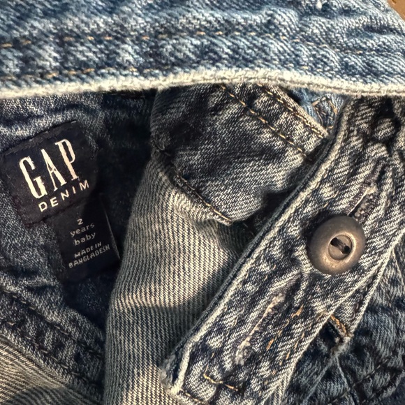 Baby Organic Cotton Denim Overalls - Picture 5 of 6